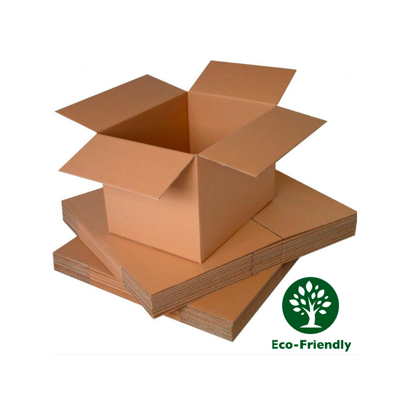 Cajas de cartón con solapas para EMBALAJE y MUDANZAS