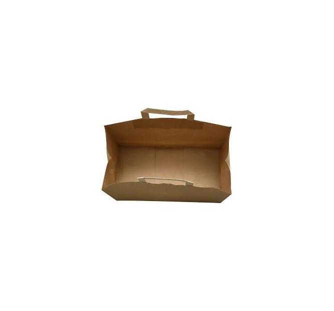 Bolsas de papel reciclado asa plana