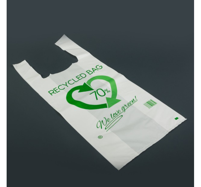 Bolsas 70% reciclado tipo Camiseta